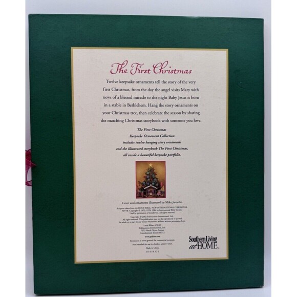 Keepsake Ornament Collection The First Christmas Mary Joseph Baby Jesus - Picture 2 of 11